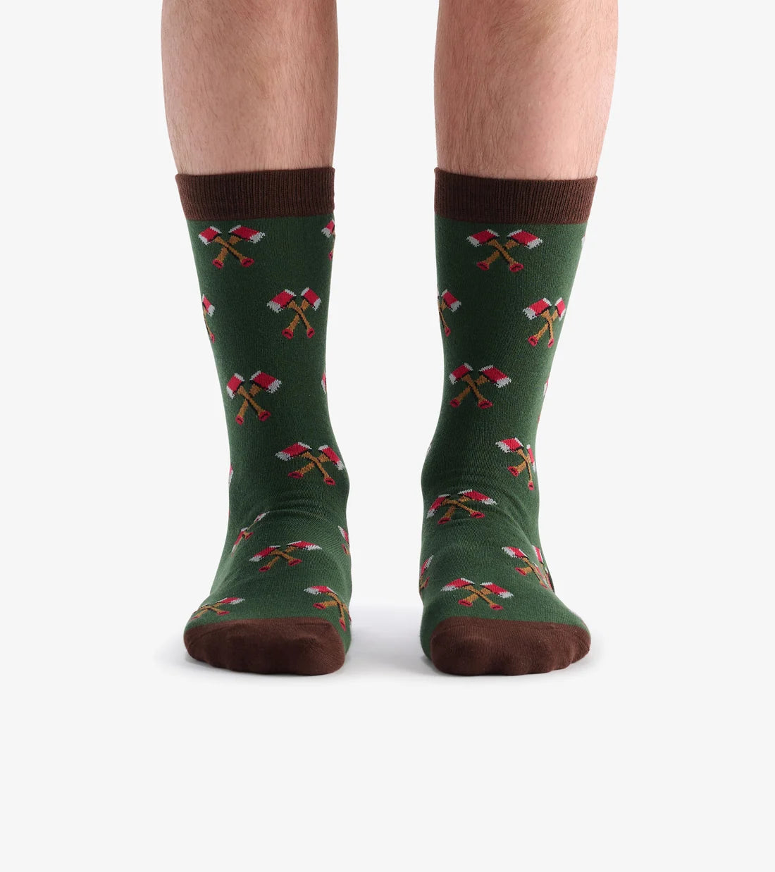 little BLUE HOUSE Men's Woodcutters Ale Beer Can Socks