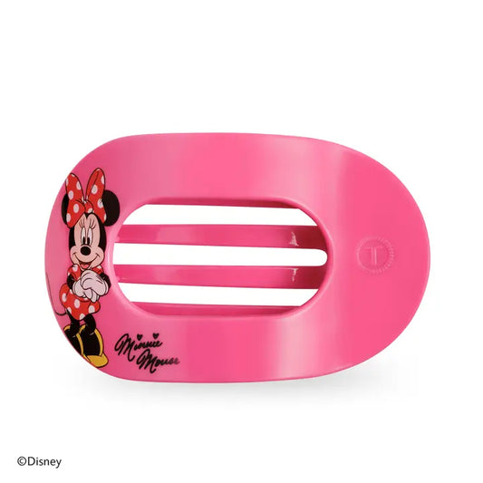 Teleties Flat Round Hair Clip | Large | Minnie Mouse
