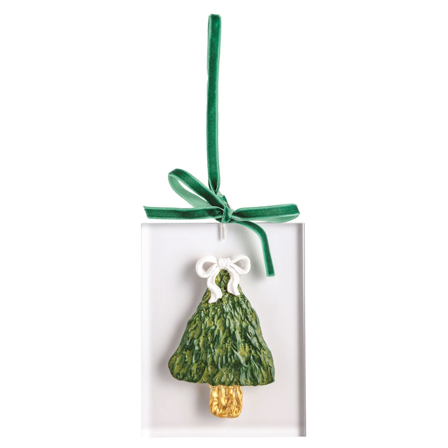 MUD PIE TREE PAINTED ACRYLIC ORNAMENT