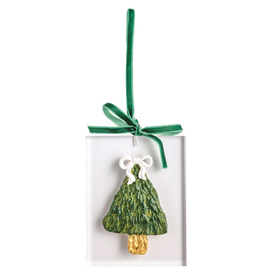 MUD PIE TREE PAINTED ACRYLIC ORNAMENT