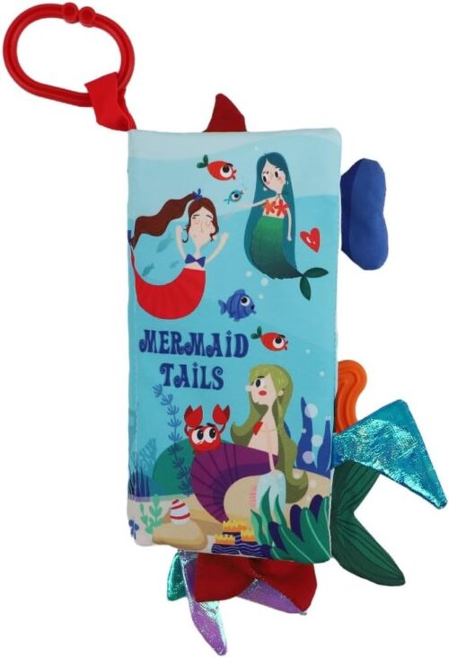 Bebe Mondo Tails Cloth Book Mermaid with Teether
