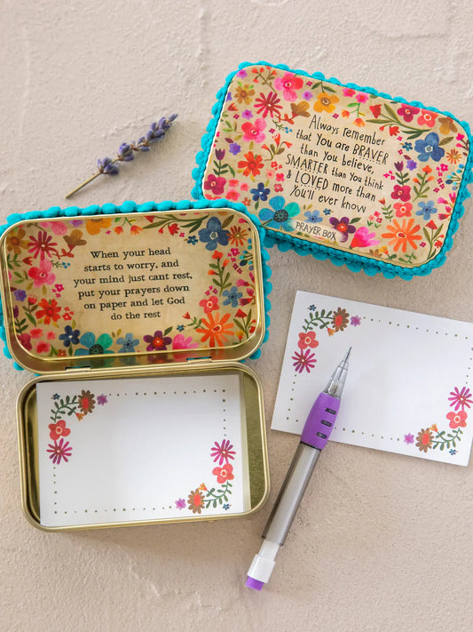 Natural Life Tin Prayer Box-Always Remember