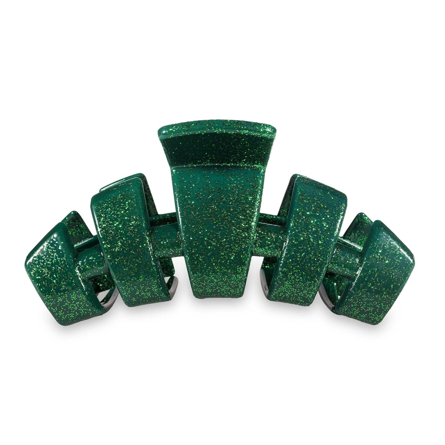 Classic Green Glitter Large Hair Clip TELETIES