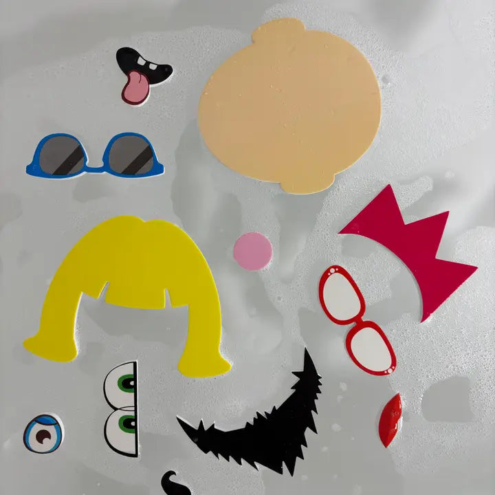 Funny Faces Colour Changing Bath Book & Stickers in Header