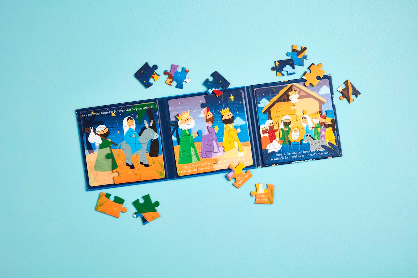 MUD PIE NATIVITY MAGNETIC PUZZLE SET