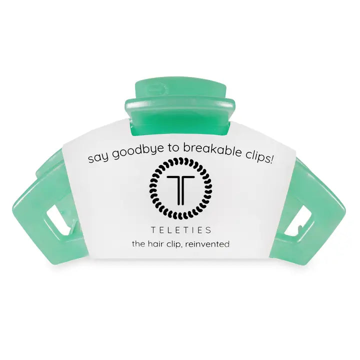 Teleties Open Hair Clip | Large | Spring Splash