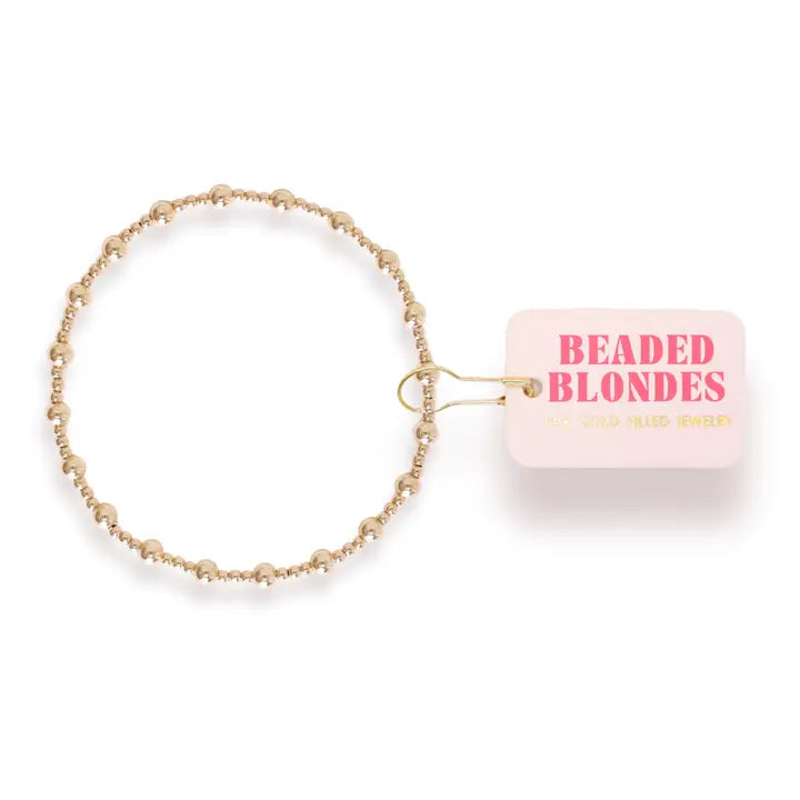 Beaded Blondes Palmer Bracelet in Gold