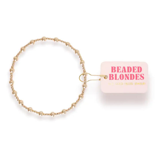 Beaded Blondes Palmer Bracelet in Gold