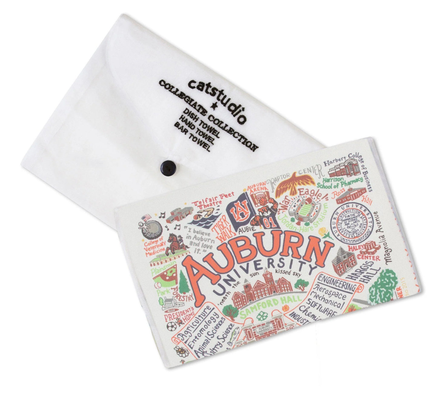 catstudio Auburn University Collegiate Dish Towel