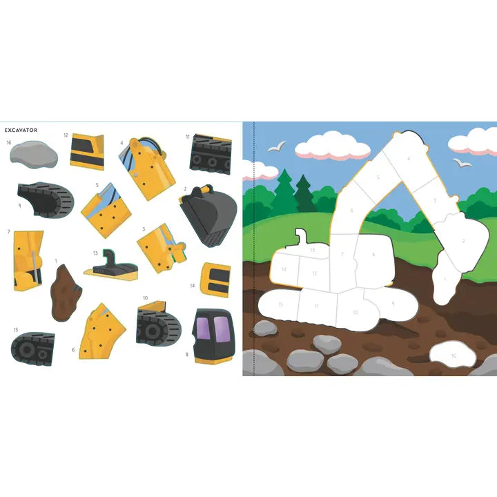 My First Color-By-Sticker Book -- Cars, Trucks, & Trains