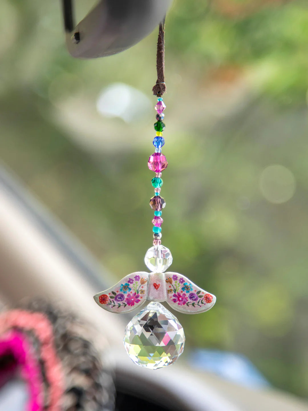 Natural Life Sun Catcher Car Charm-Angel