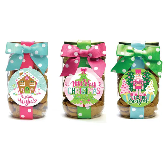 Oh, Sugar! Cookies - Christmas Holiday Assorted - Pint Jars