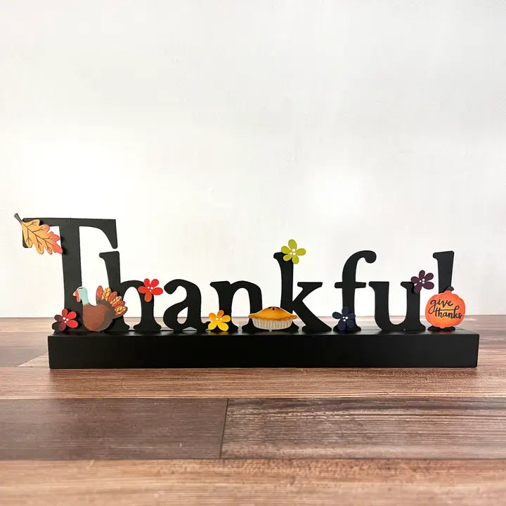 Roeda Studio Give Thanks Magnets S/4, Thanksgiving Decor