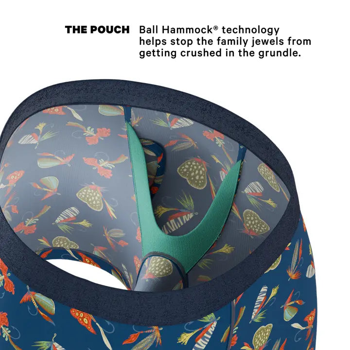 Shinesty The Dry Fly | Fly Fishing Ball Hammock® Pouch Underwear with Fly