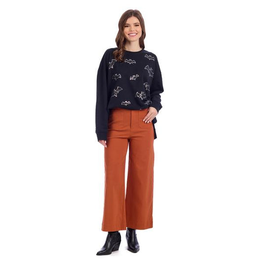 MUD PIE HALLOWEEN SPARKLE SWEATSHIRT