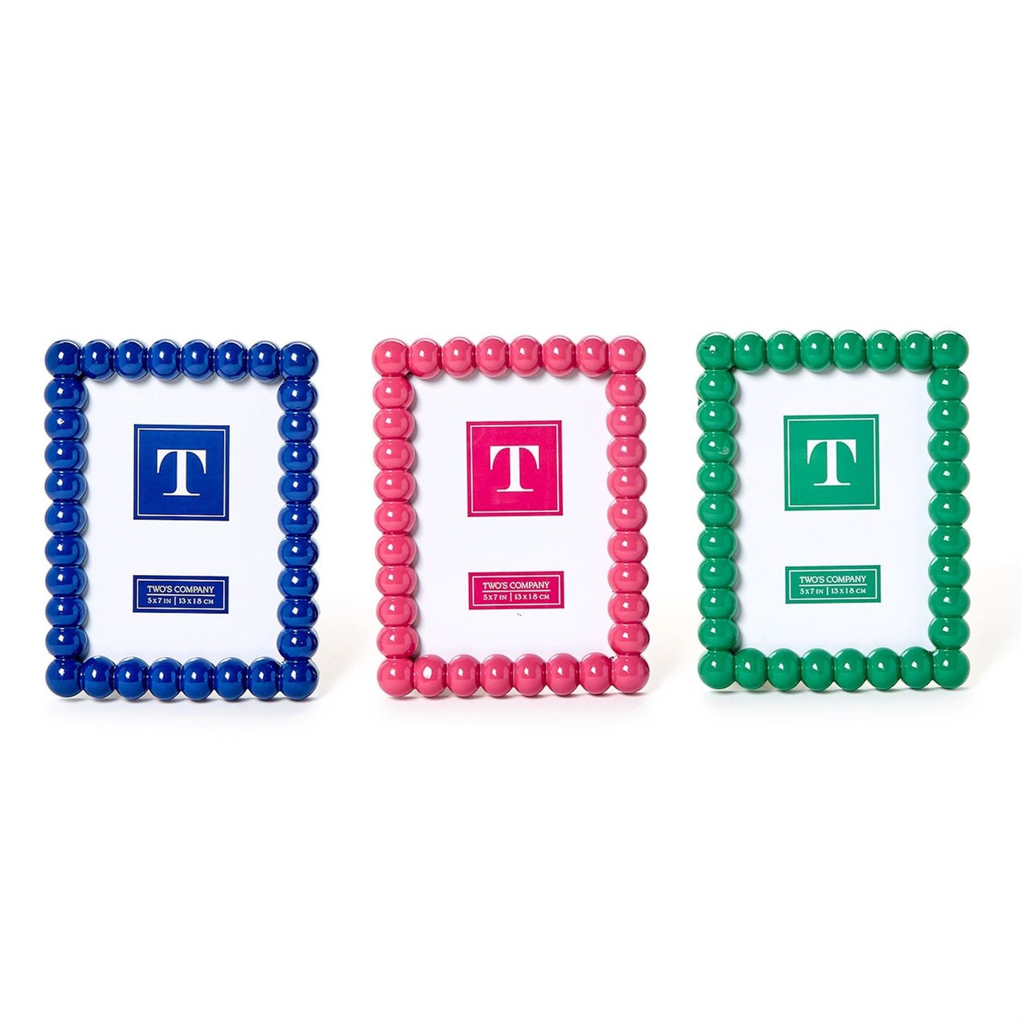 Two's Company Hobnail 5" x 7" Photo Frame