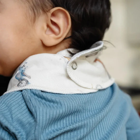 COPPER PEARL RYDER BANDANA BIB SET