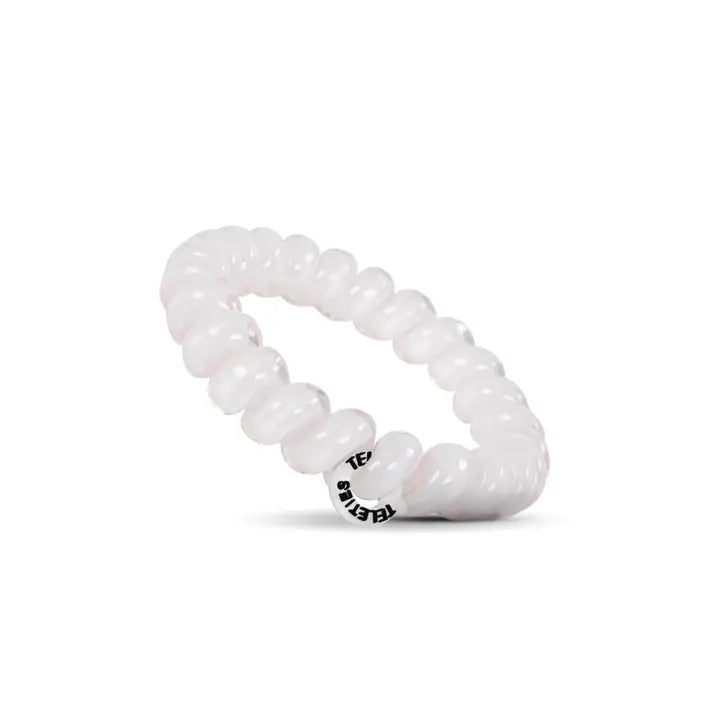 Teleties Spiral Hair Coils | Large | Rose Water Pink Hair Ties