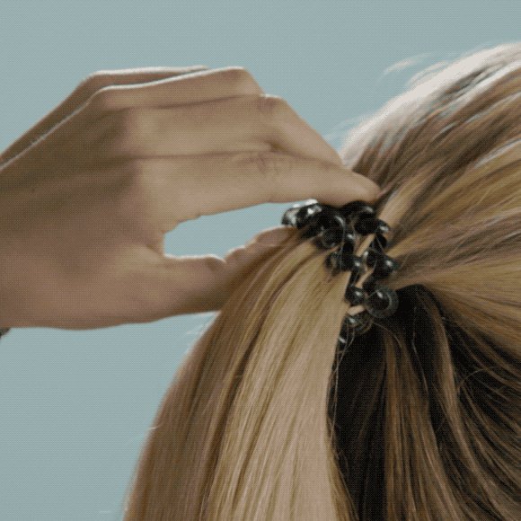 Teleties Spiral Hair Coils | Large | Rose Water Pink Hair Ties
