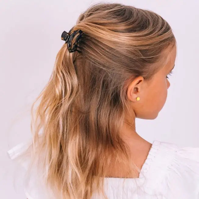 Teleties Open Hair Clip | Tiny | Tortoise