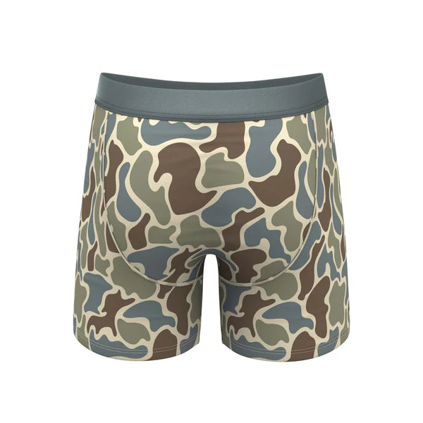Shinesty  Men's The Blender Grey Duck Camo Hammock Pouch Underwear