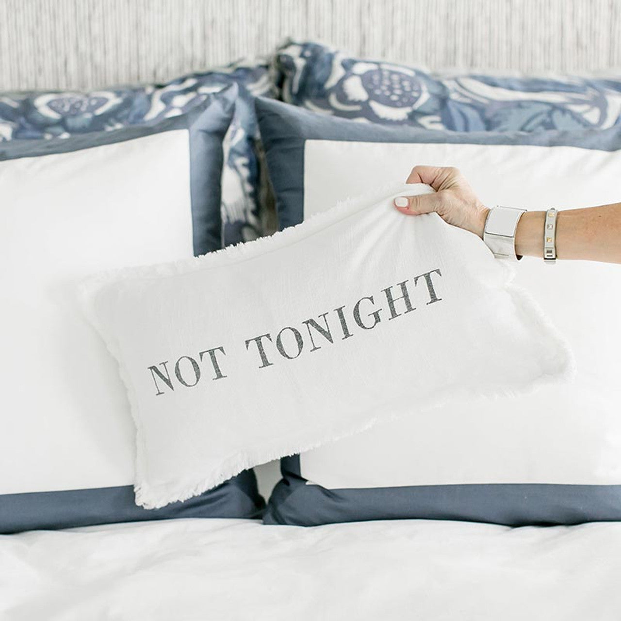 Santa Barbara Design Studio Face to Face Lumbar Pillow - Tonight/Not Tonight