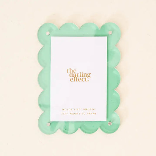 The Darling Effect Mini Acrylic Picture Frame Magnet-Mint Green