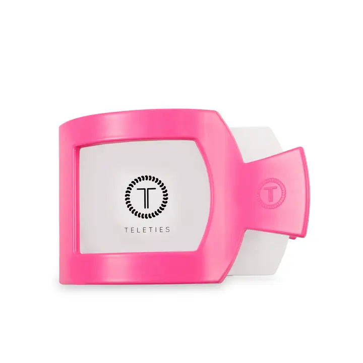 Teleties Flat Square Hair Clip | Large | Tropical Punch