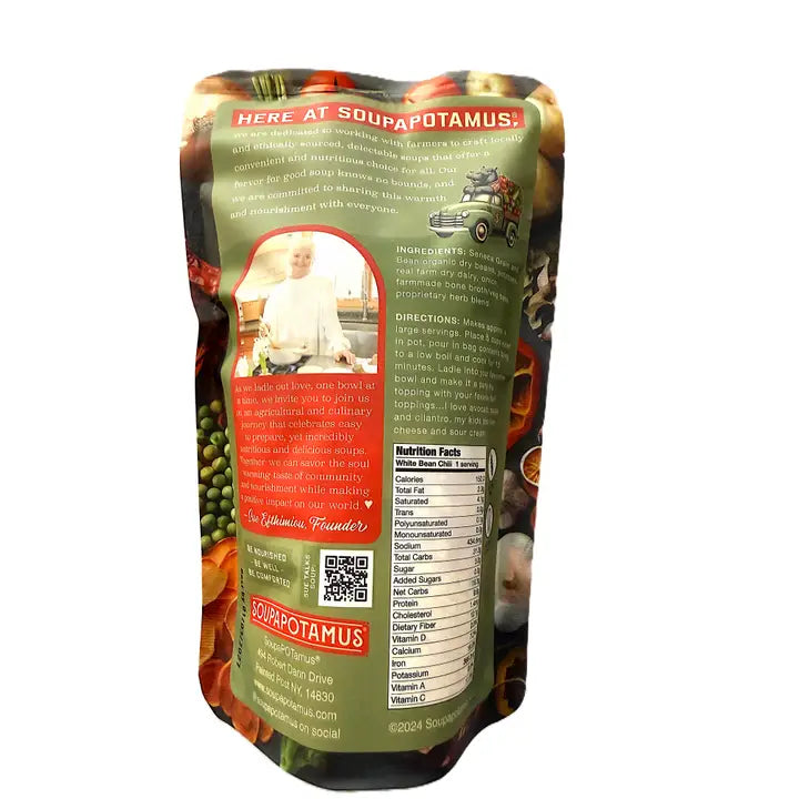 Soupapotamus White Bean Chili Shelf-Stable Dry Soup