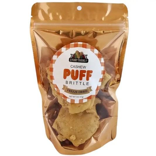 The Peanut Trading Company Freeze Dried Puff Brittle - Cashew