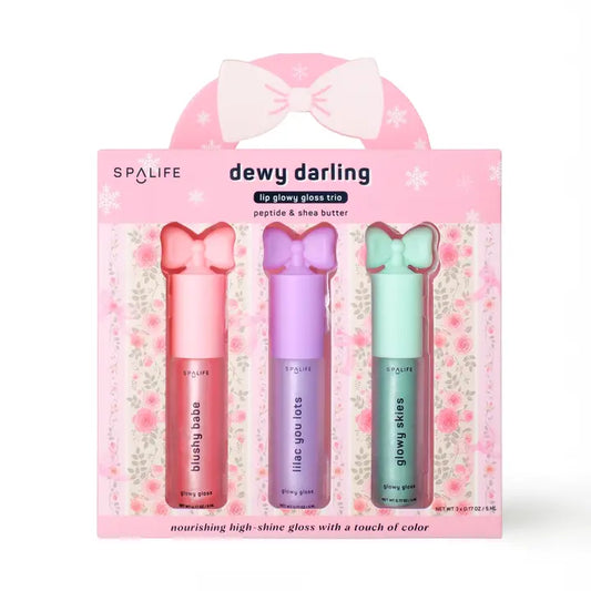 My Spa Life Christmas Holiday Dewy Darlin' Lip Gloss Trio Gift Set