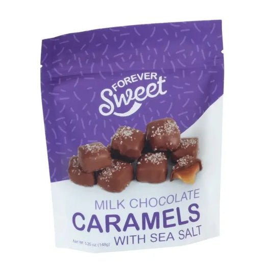 Forever Sweet Milk Caramel with Sea Salt 5.25 oz Pouch Bag