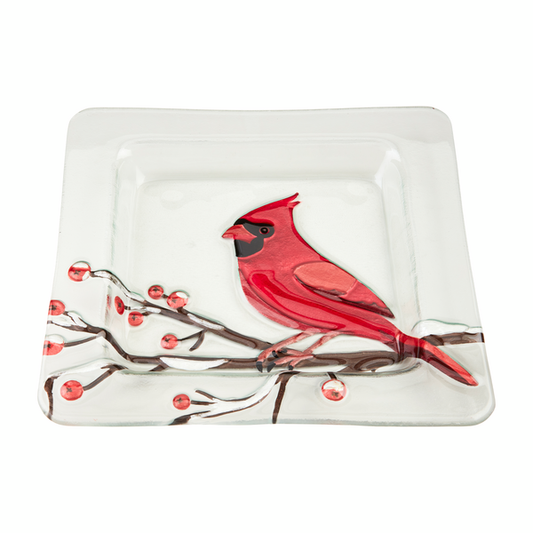 MUD PIE CARDINAL PLATE