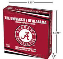 Alabama Crimson Tide 2026 Desk Calendar By Turner Licensing