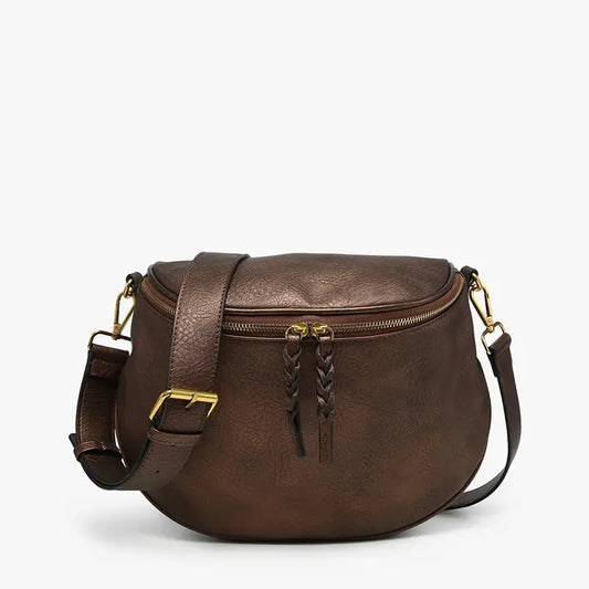 Jen & Co Megan Distressed Sling Bag