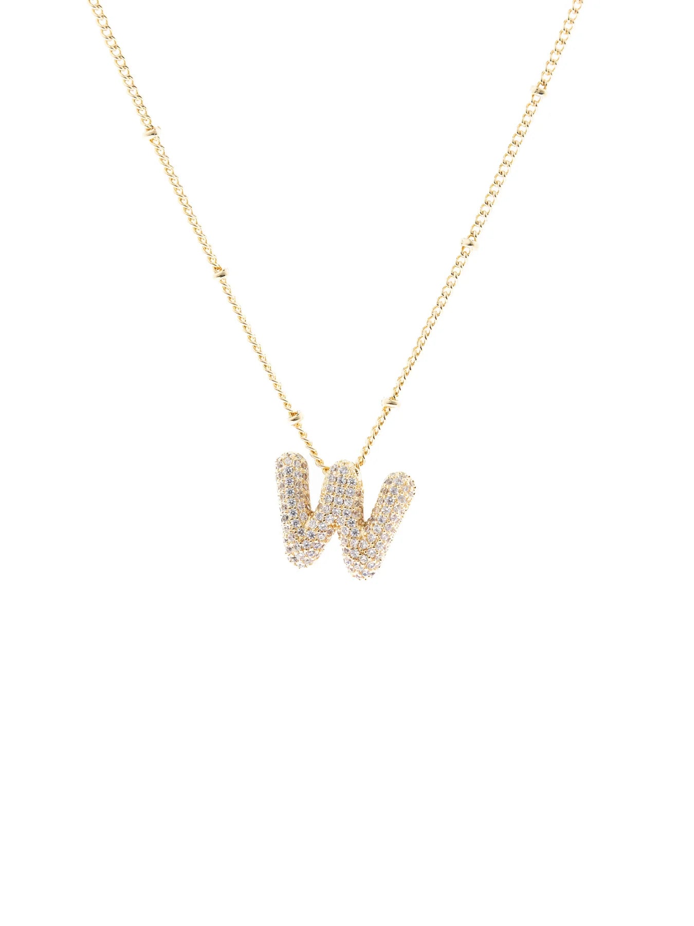 Michelle McDowell Chloe Luxe Initial Necklace-W