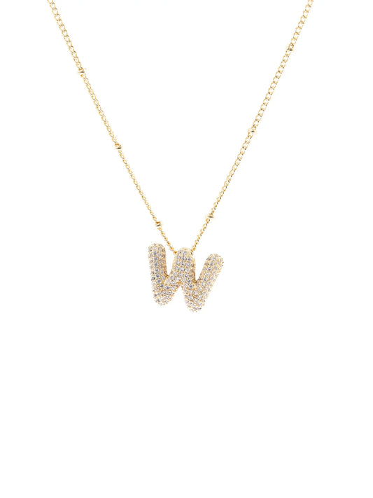 Michelle McDowell Chloe Luxe Initial Necklace-W