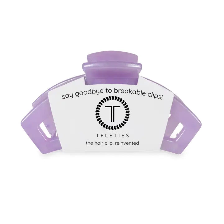 Teleties Open Hair Clip | Medium | Lavender Mist