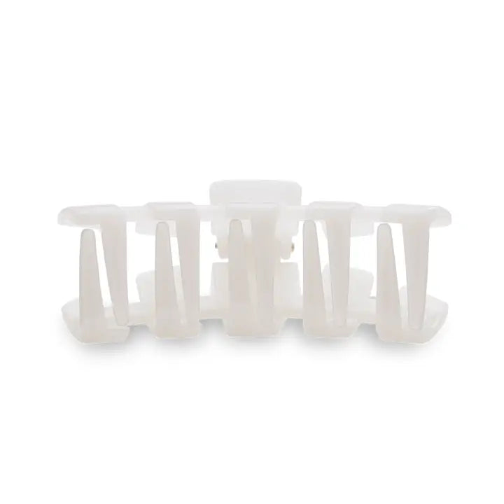Teleties Classic Hair Clip | Small | Coconut White