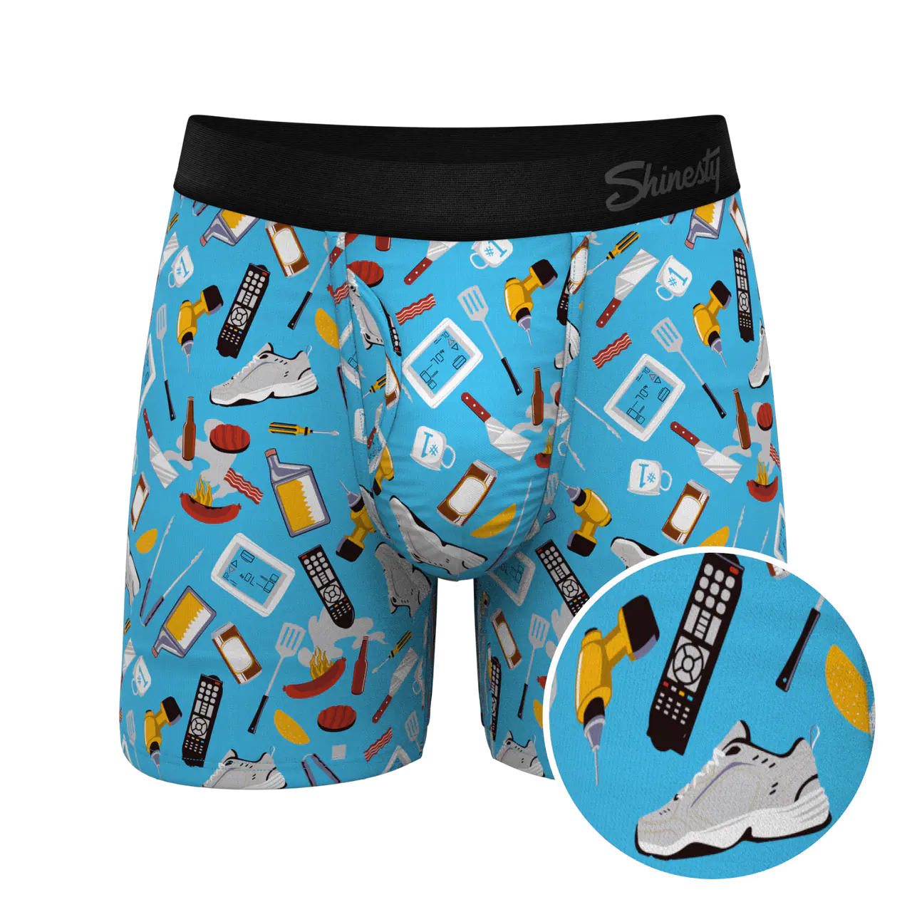Shinesty The Father Figures Dad Gear Ball Hammock® Pouch Underwear With Fly