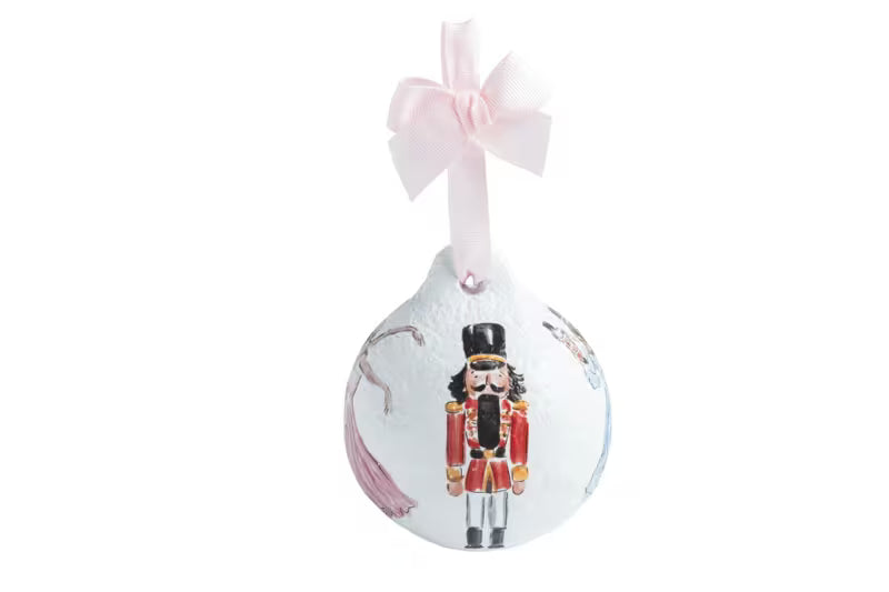 MUD PIE NUTCRACKER PAPER-MACHÉ ORNAMENT