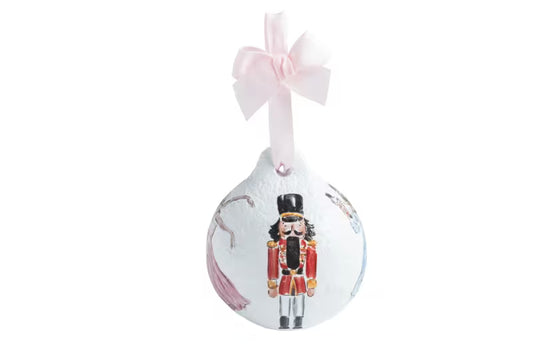 MUD PIE NUTCRACKER PAPER-MACHÉ ORNAMENT