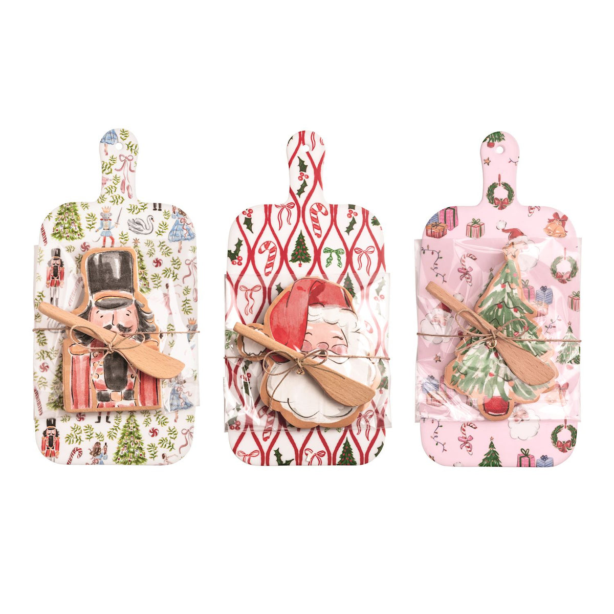 MUD PIE CHRISTMAS MELAMINE BOARD SETS