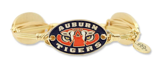 Bourbon and Boweties The Auburn Tigers Logo Bangle Bracelet-Standard
