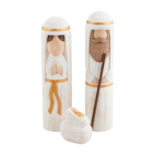 MUD PIE NATIVITY SITTER SET