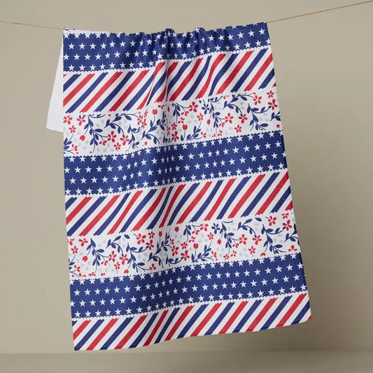Geometry Liberty Ribbon Tea Towel