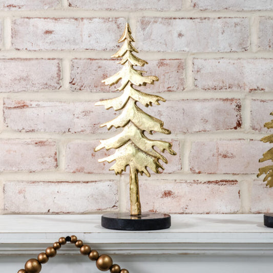 Pd HOME 12″ GOLD TREE ON MARBLE BASE