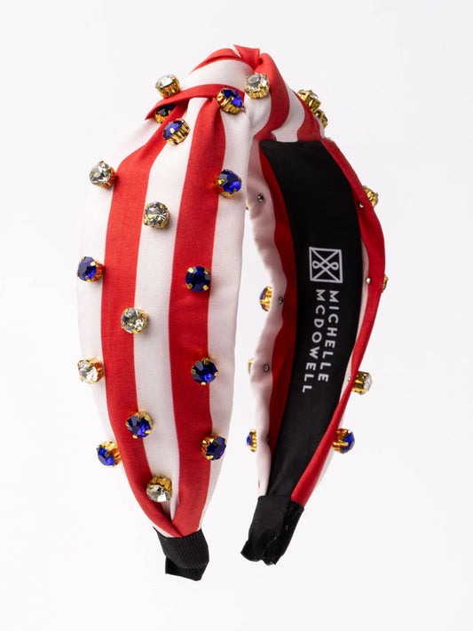 Michelle McDowell Martha Headband | American Stripes