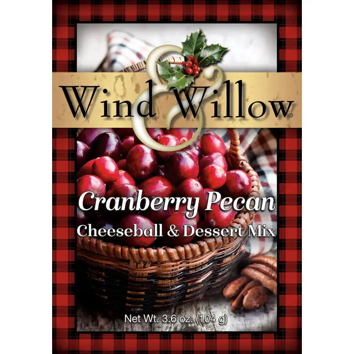 Wind & Willow Cranberry Pecan Cheeseball & Dessert Mix