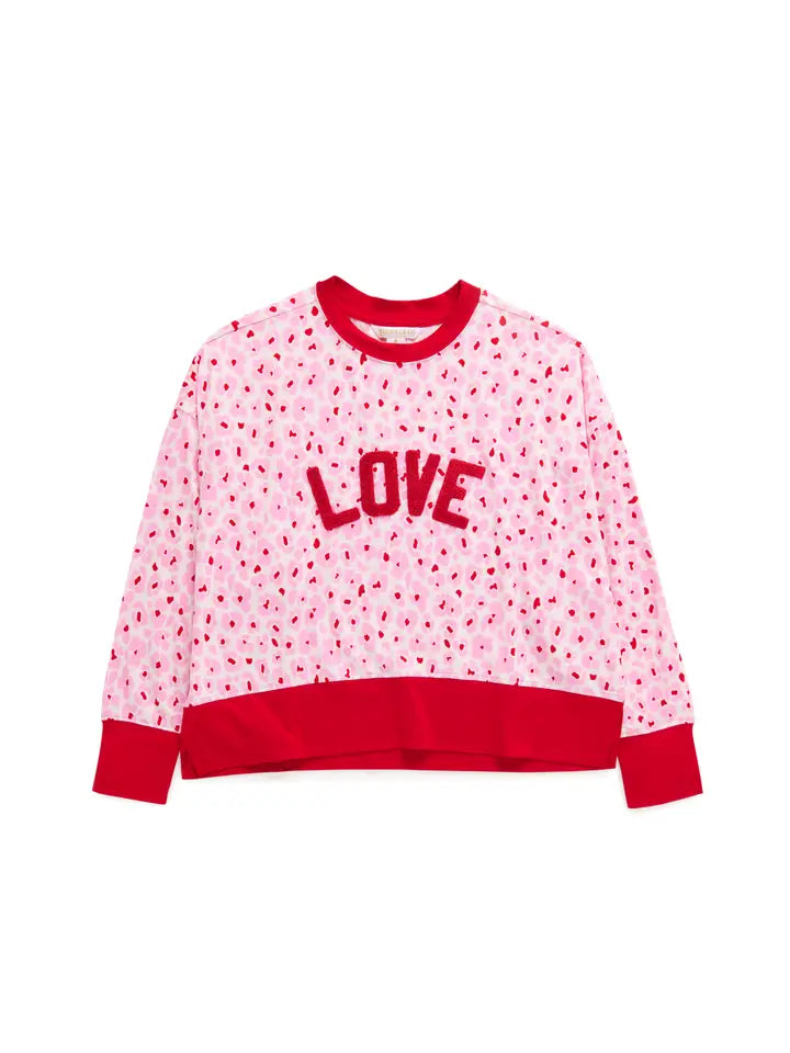 Shiraleah Floral "Love" Ultra-Soft Jersey Knit Pj Sets
